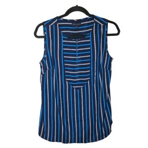 Tommy Hilfiger Sleeveless Stipped Blouse